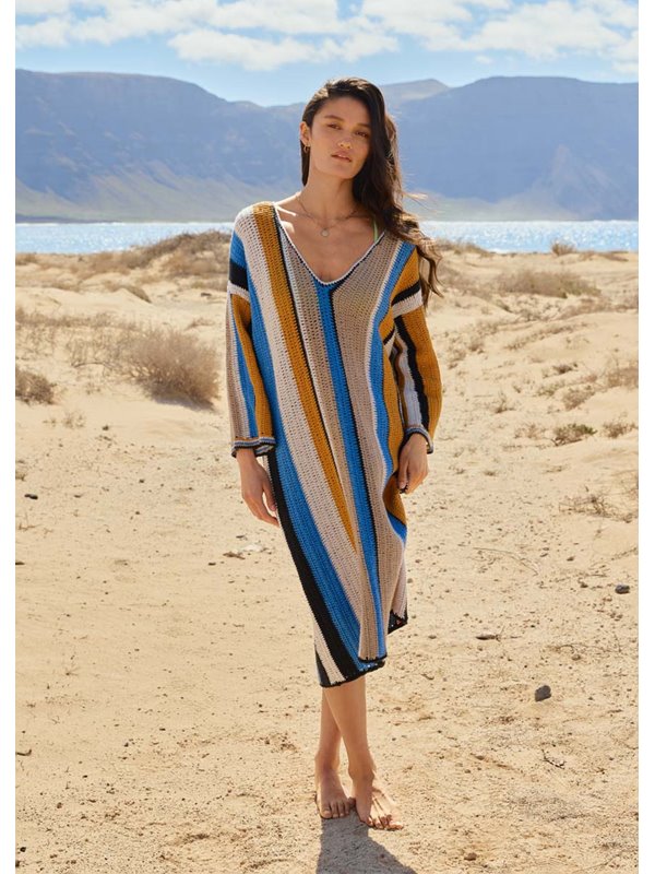 Lana Grossa HÆKLET TUNIKA Alta Moda Cotolana - Hækleopskrift (NO)