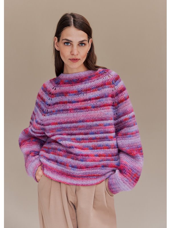 Lana Grossa PULLOVER TOPDOWN Picasso