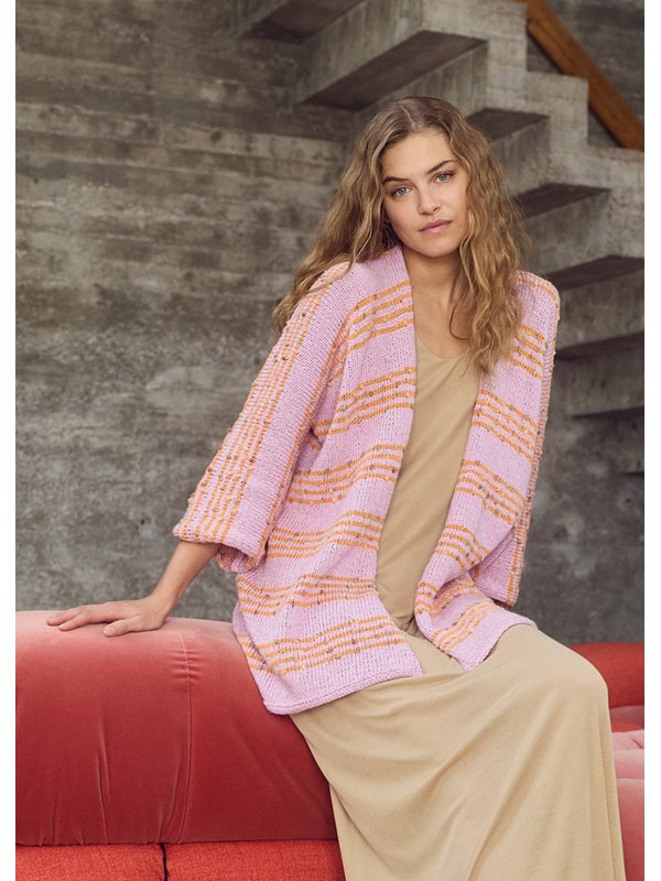 Lana Grossa KIMONO-JAKKE Summer Softness & Popcorn