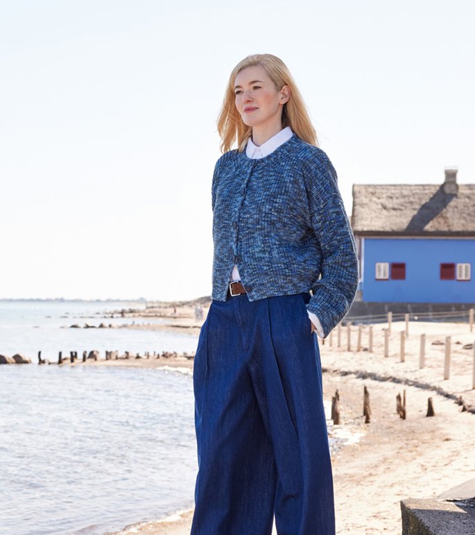 Lana Grossa JAKKE I HALVPATENT Cool Wool Print