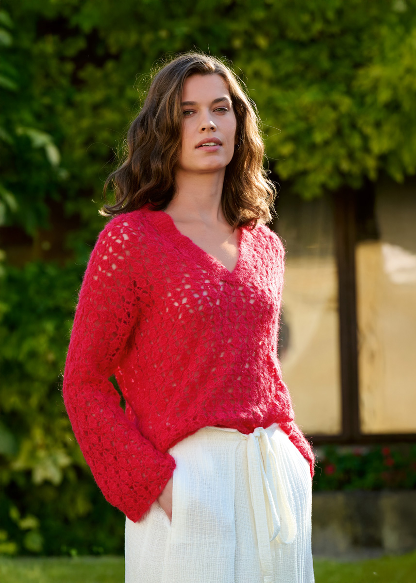 Lana Grossa HÆKLET PULLOVER Setasuri