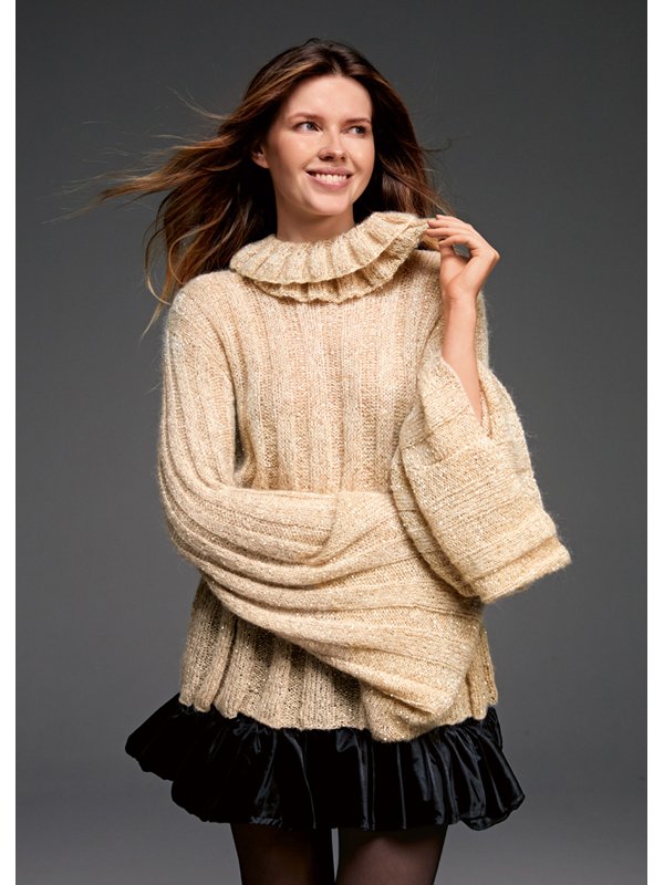 Lana Grossa PULLOVER MED LOOP Setasuri & Glamour