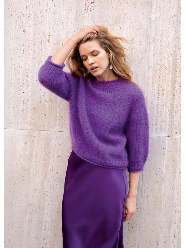 Lana Grossa PULLOVER TOP-DOWN Mohair di Gio