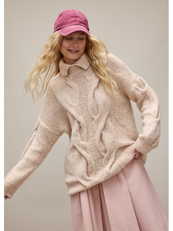 Lana Grossa SWEATER Ecopuno & Natural Superkid Tweed