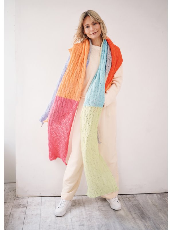 Lana Grossa SJAL Setasuri - Strikkeopskrift (SE)