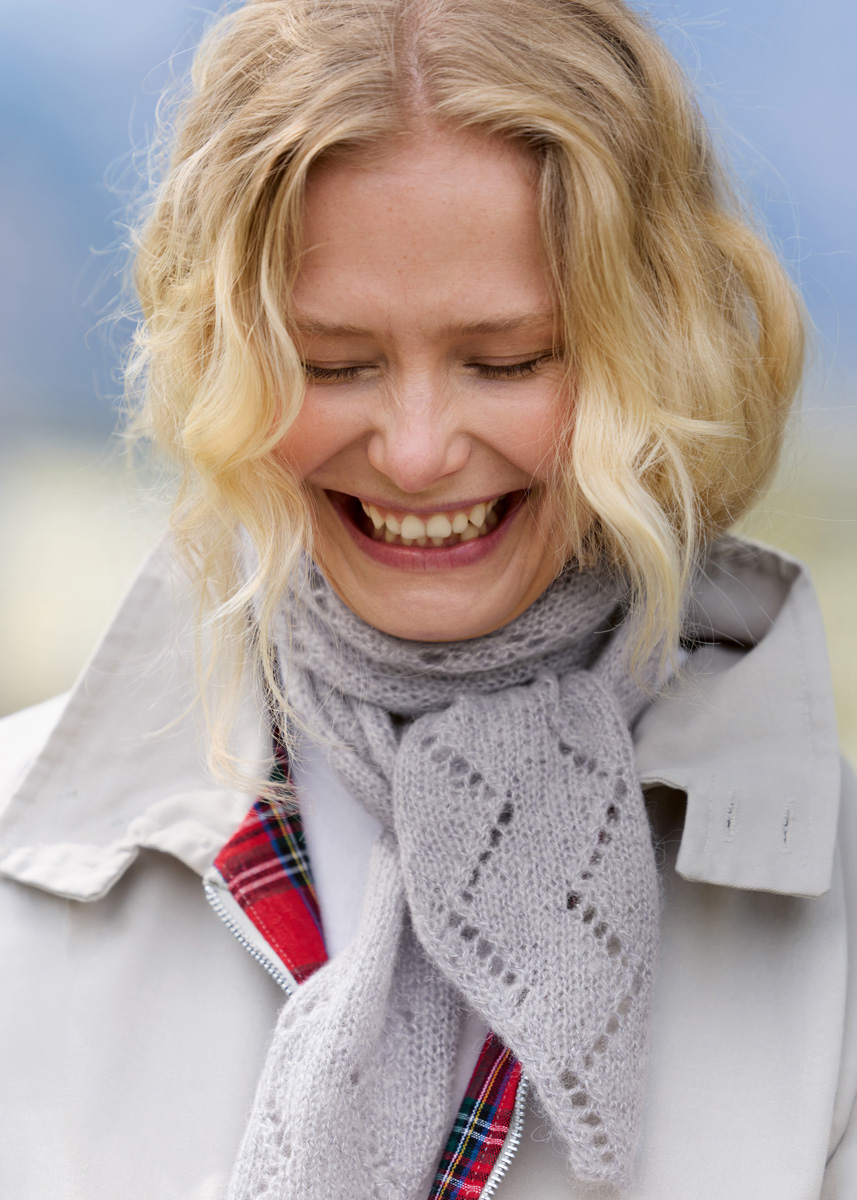 HALSTØRKLÆDE Setasuri Pearls fra Lana Grossa