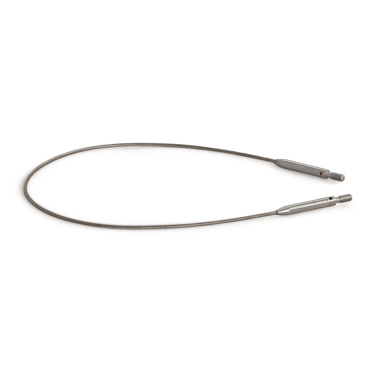 Lana Grossa Dreibar kabel Vario i rostfrit stål, fin, 40 cm