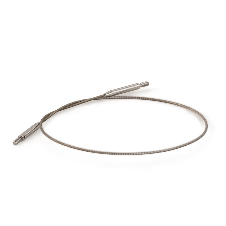 Lana Grossa Dreibar kabel Vario i rostfrit stål, fin, 50 cm
