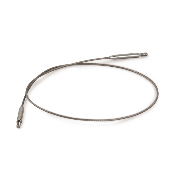 Lana Grossa Dreibar kabel Vario i rostfrit stål, fin, 60 cm
