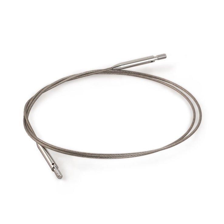 Lana Grossa Dreibar kabel Vario i rostfrit stål, fin, 80 cm