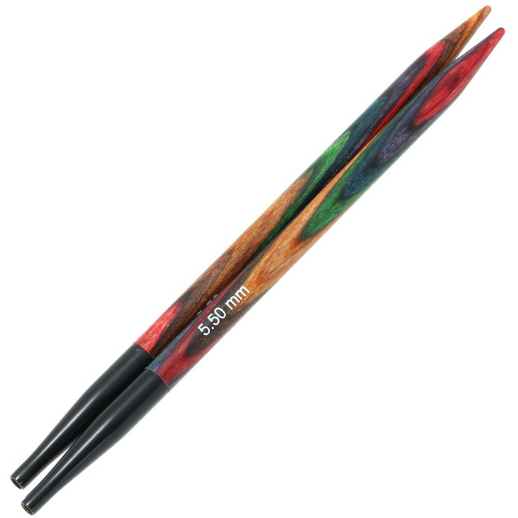 Lana Grossa Nålespidser til rundpind Vario designtræ Multicolor St.5,5