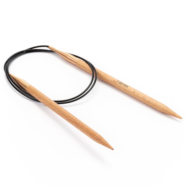 Lana Grossa Rundpind bøg st. 7,0/ 80cm