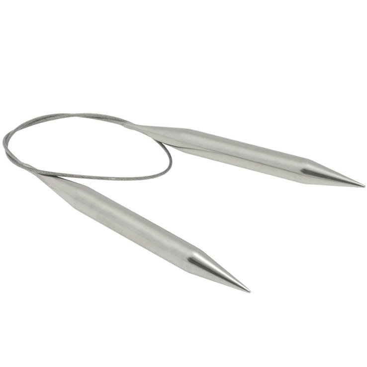 Lana Grossa Rundpind i rostfrit stål 12,0/60cm