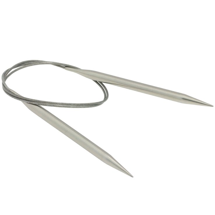 Lana Grossa Rundpind i rostfrit stål 7,0/80cm