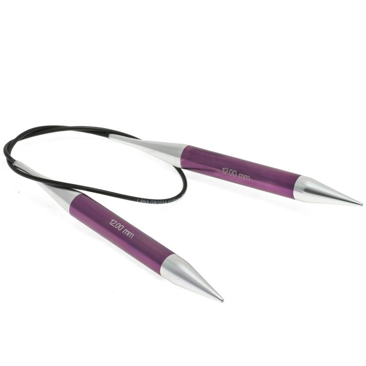 Lana Grossa Rundpind Aluminium Rainbow Str. 12,0/60cm