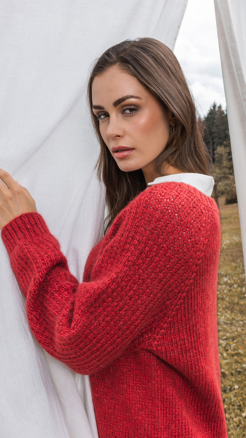 FILATI Studio TOPDOWN PULLOVER Brigitte No. 2